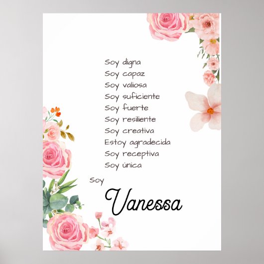 Inspirier Ihrer Reise mit spanischen Bekenntnissen Poster (Vorne)