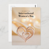 Inspirier Inklusion - Internationaler Frauentag Postkarte (Vorne/Hinten)