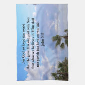 INSPIRIER JOHN 3:16 FOTO GESCHIRRTUCH (Vertikal)