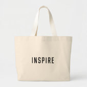 Inspirier Jumbo Stoffbeutel (Vorne)