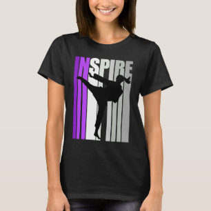 Inspirier Karate Sparring Geburtstagskompe T-Shirt