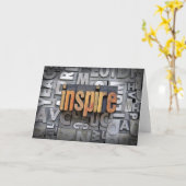 Inspirier Karte (Gelbe Blume)