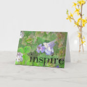 Inspirier Karte (Gelbe Blume)