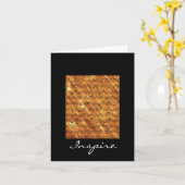 Inspirier Karte (Gelbe Blume)