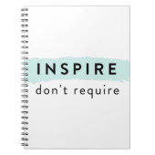 Inspirier, kein AAC-Notebook erforderlich Notizblock (Vorderseite)