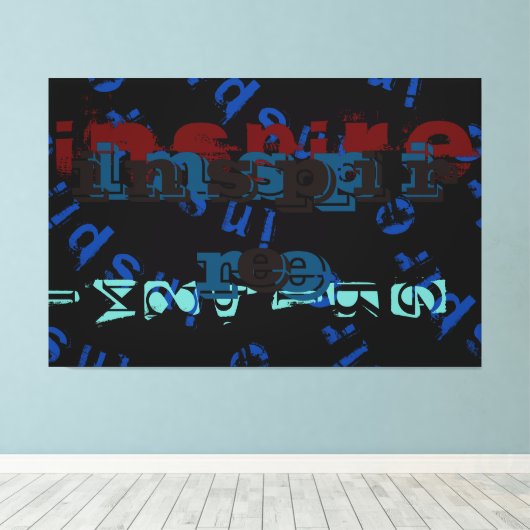 inspirier leinwanddruck (Insitu (Holzboden))