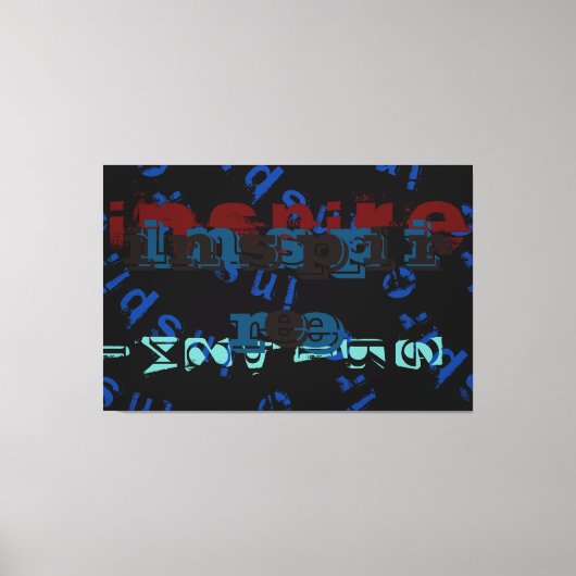 inspirier leinwanddruck (Vorderseite)