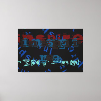 inspirier leinwanddruck