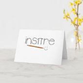 Inspirier Math Karte (Gelbe Blume)