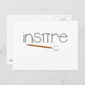 Inspirier Math Postkarte (Vorne/Hinten)