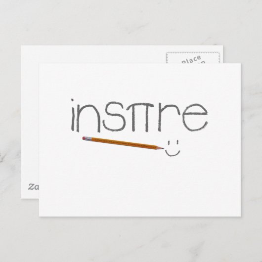 Inspirier Math Postkarte (Vorne/Hinten)