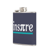 Inspirier Math Pun Funny Inspiration Flachmann (Links)