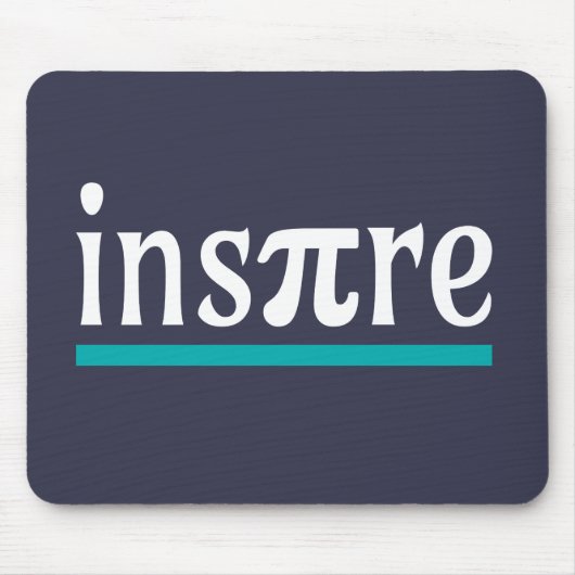 Inspirier Math Pun Funny Inspiration Mousepad (Vorne)