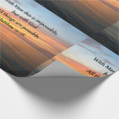 INSPIRIER MATTHEW 19:26 SONNENDESIGN GESCHENKPAPIER (Ecke)