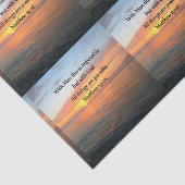 INSPIRIER MATTHEW 19:26 SONNENDESIGN SEIDENPAPIER (Ausschnitt)