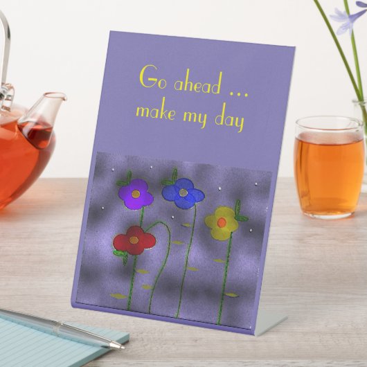 "Inspirier Me"-Schild Sockelschild (In Situ)