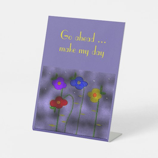 "Inspirier Me"-Schild Sockelschild (Vorderseite)