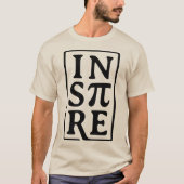 INSPIRIER mit Pi Math Pun Design T-Shirt (Vorderseite)