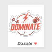 INSPIRIER - Motivierend Sportaufkleber Aufkleber (Blatt)