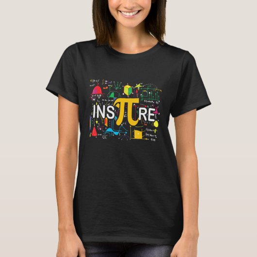 Inspirier Pi 3.14 Mathematiklehrer Pi Nationalfeie T-Shirt (Vorderseite)