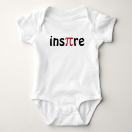 Inspirier Pi Day Math Black Red Baby Strampler