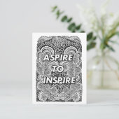 INSPIRIER - positives Angebot Postkarte (Stehend Vorderseite)