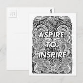 INSPIRIER - positives Angebot Postkarte (Vorne/Hinten)