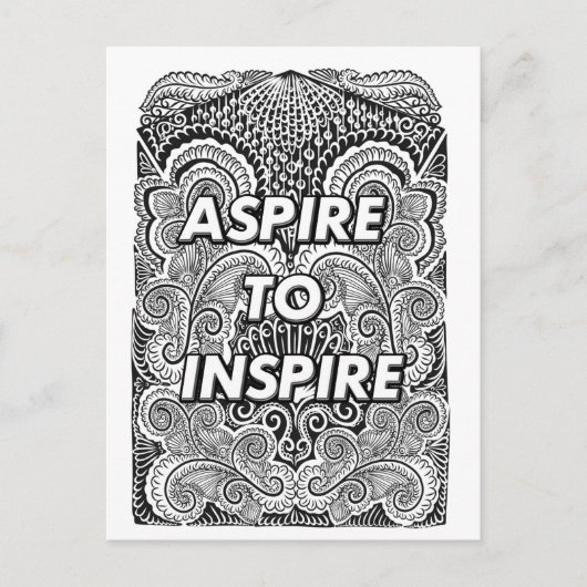 INSPIRIER - positives Angebot Postkarte (Vorderseite)