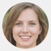 Inspirier Runder Aufkleber (Vorderseite)