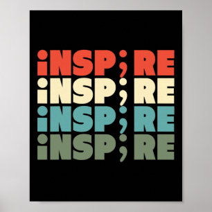 Inspirier Semicolon Suicide Awareness Project2 Poster
