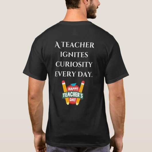 Inspirier&Teach black T-Shirt (Rückseite)