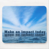 Inspirier von Zitaten in Sky Mouse Pad Mousepad (Vorne)