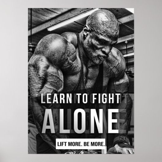 Inspirier-Zitat - Motivierend Poster erstellen (Vorne)