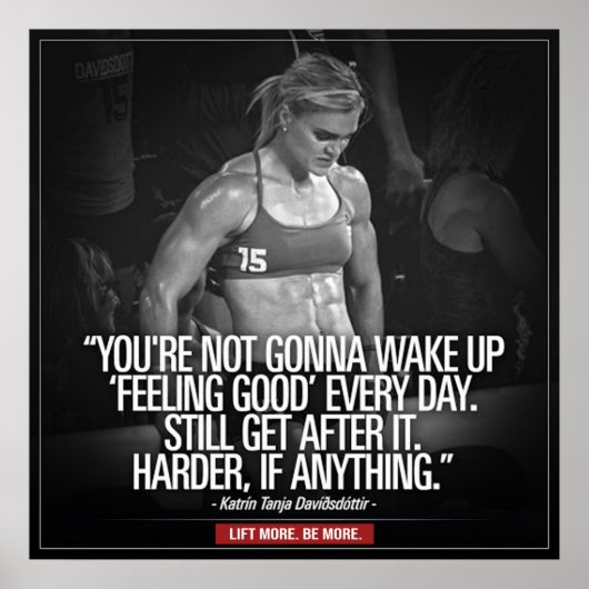 Inspirier-Zitat - Motivierend Poster erstellen (Vorne)