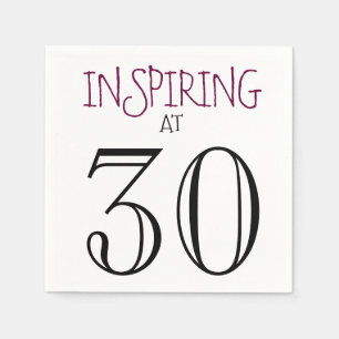 Inspirieren bei feierndem Party des Geburtstags-30 Serviette