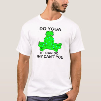 Inspirieren des Yoga-Frosch-Entwurfs T-Shirt