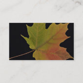 Inspirieren des Zuckerahornblattes Visitenkarte (Rückseite)