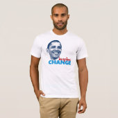 Inspirieren Sie Änderung - Barack Obama T-Shirt (Vorne ganz)