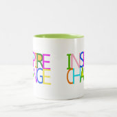 INSPIRIEREN SIE ÄNDERUNG ZWEIFARBIGE TASSE (Mittel)
