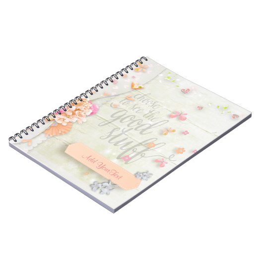 Inspirieren Sie - beschließen Sie, das gute Notizblock (Linke Seite)