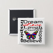 Inspirieren Sie Collage Button (Vorne & Hinten)