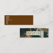 INSPIRIEREN SIE ERDE MINI VISITENKARTE (Vorne/Hinten)