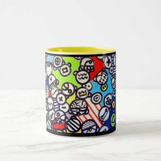 Inspirieren Sie ` Gleichheit dubuffet Zweifarbige Tasse (Mittel)