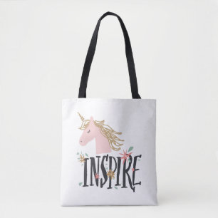 Inspirieren Sie GoldmähneUnicorn Tasche