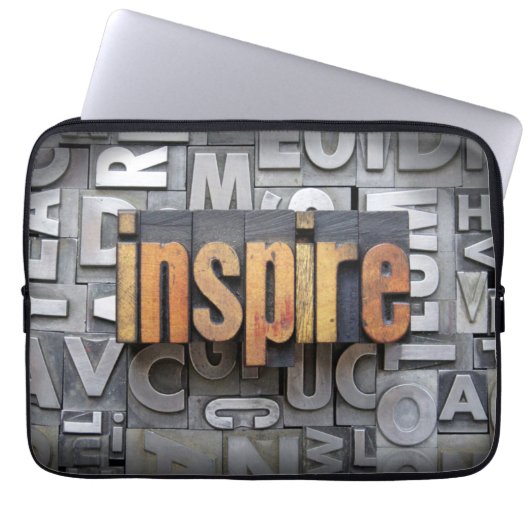 Inspirieren Sie Laptopschutzhülle (Vorderseite)