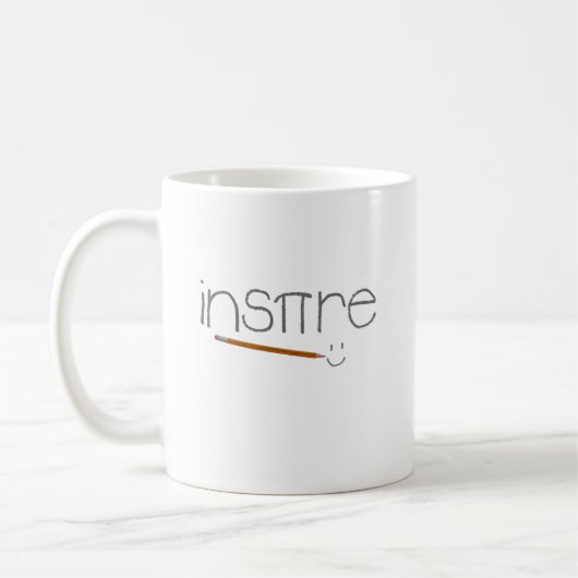 Inspirieren Sie Mathe Kaffeetasse (Links)