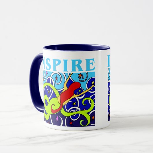Inspirieren Sie Meerjungfrau-Tasse Tasse (Vorderseite Links)