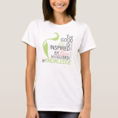 Inspirieren von Lebenzitattypographie T-Shirt (Vorderseite)