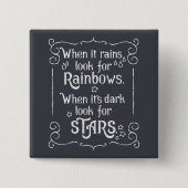 Inspirieren, wenn es und dunkler Button-Knopf Button (Vorderseite)