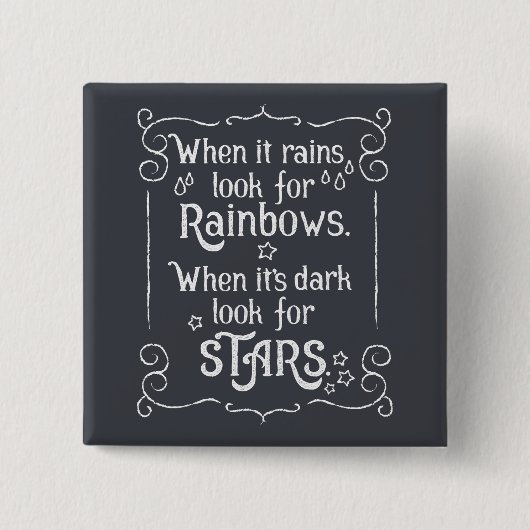 Inspirieren, wenn es und dunkler Button-Knopf Button (Vorderseite)